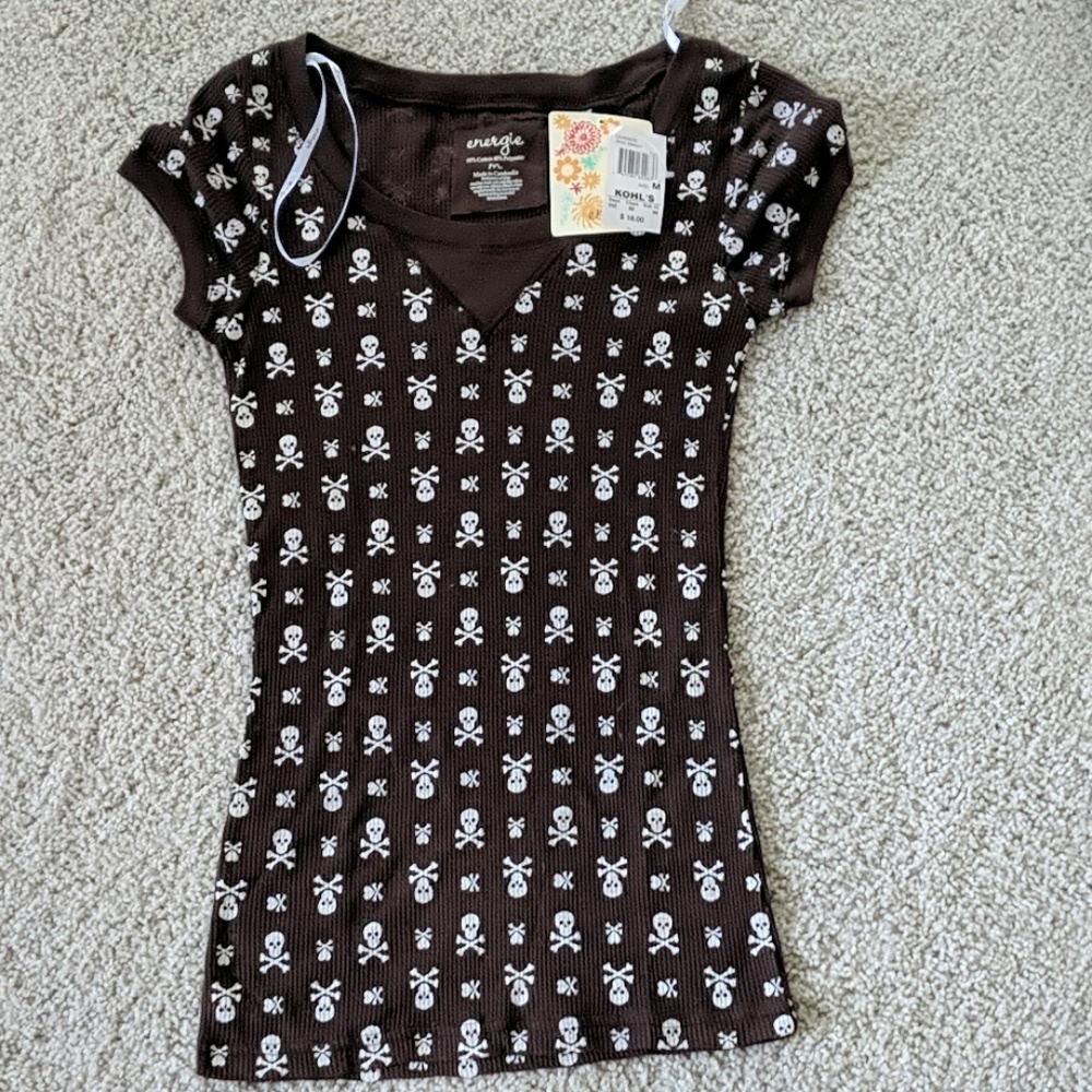Skull and crossbones cap thermal t